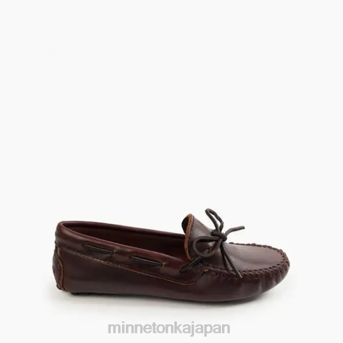 履物 Minnetonka クラシックドライバー ダークブラウン 女性 4RXJ130