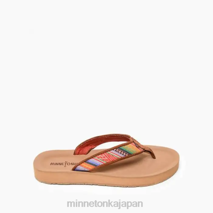 履物 Minnetonka ヘディ フリスコストライプ 女性 4RXJ187