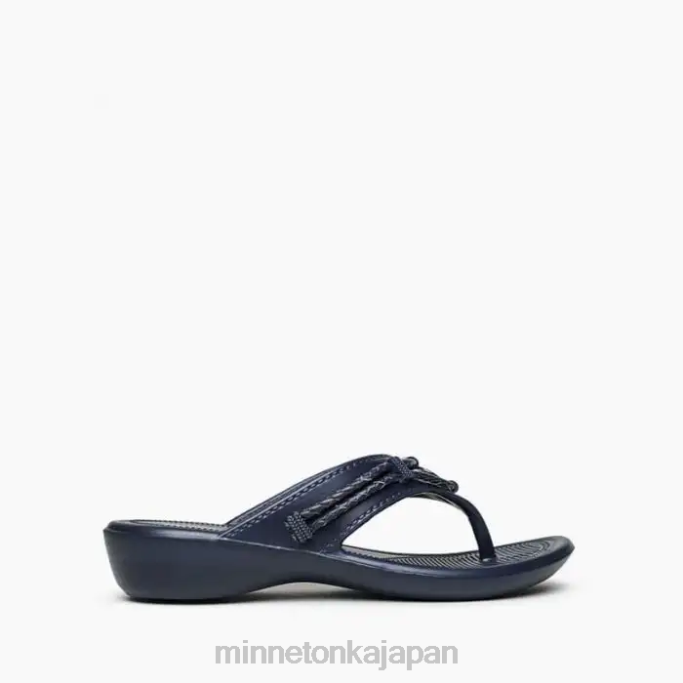 履物 Minnetonka シルバーソーンプリズム 海軍 女性 4RXJ192