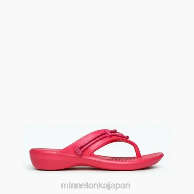 履物 Minnetonka シルバーソーンプリズム ラズベリー 女性 4RXJ193