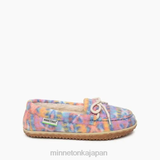 履物 Minnetonka エコオーク オレンジ色の夕日 女性 4RXJ266