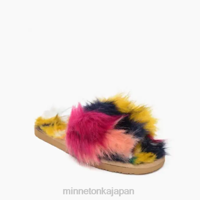 履物 Minnetonka ロロ ネイビーユニコーン 女性 4RXJ294