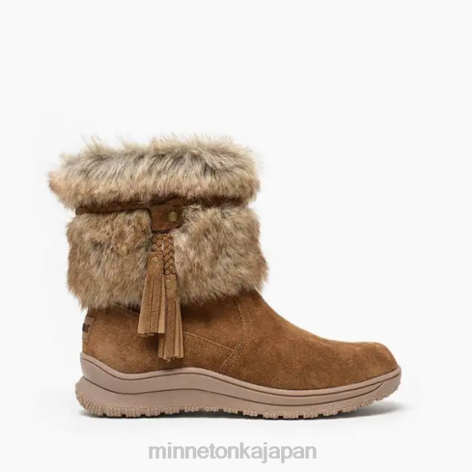 履物 Minnetonka エベレット ダスティブラウン 女性 4RXJ41