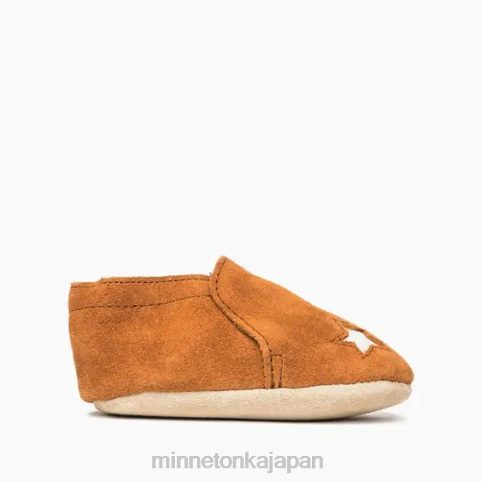 履物 Minnetonka スター幼児ブーツ 茶色 子供たち 4RXJ473