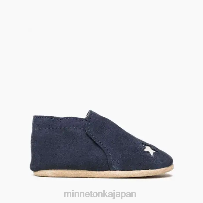 履物 Minnetonka スター幼児ブーツ 海軍 子供たち 4RXJ475